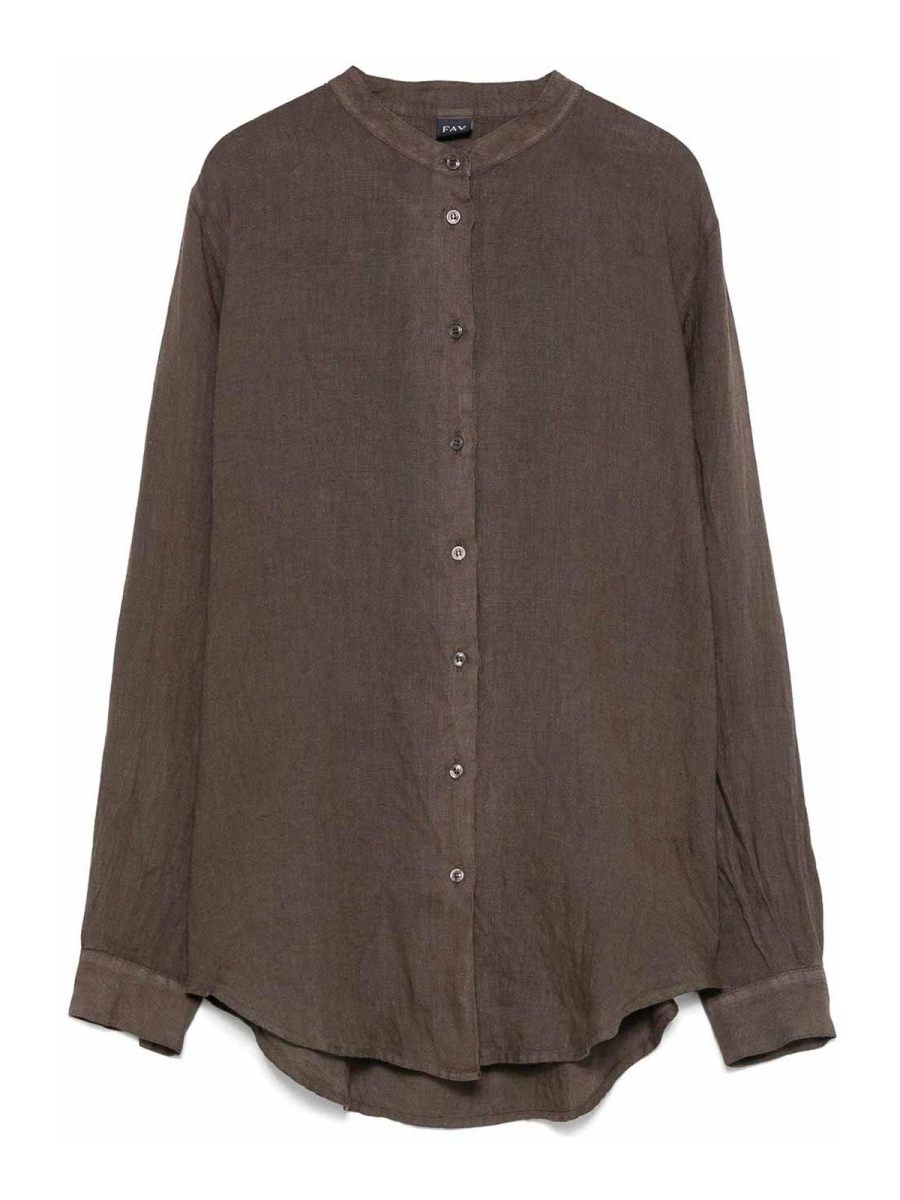 Fay Chemise - Marron