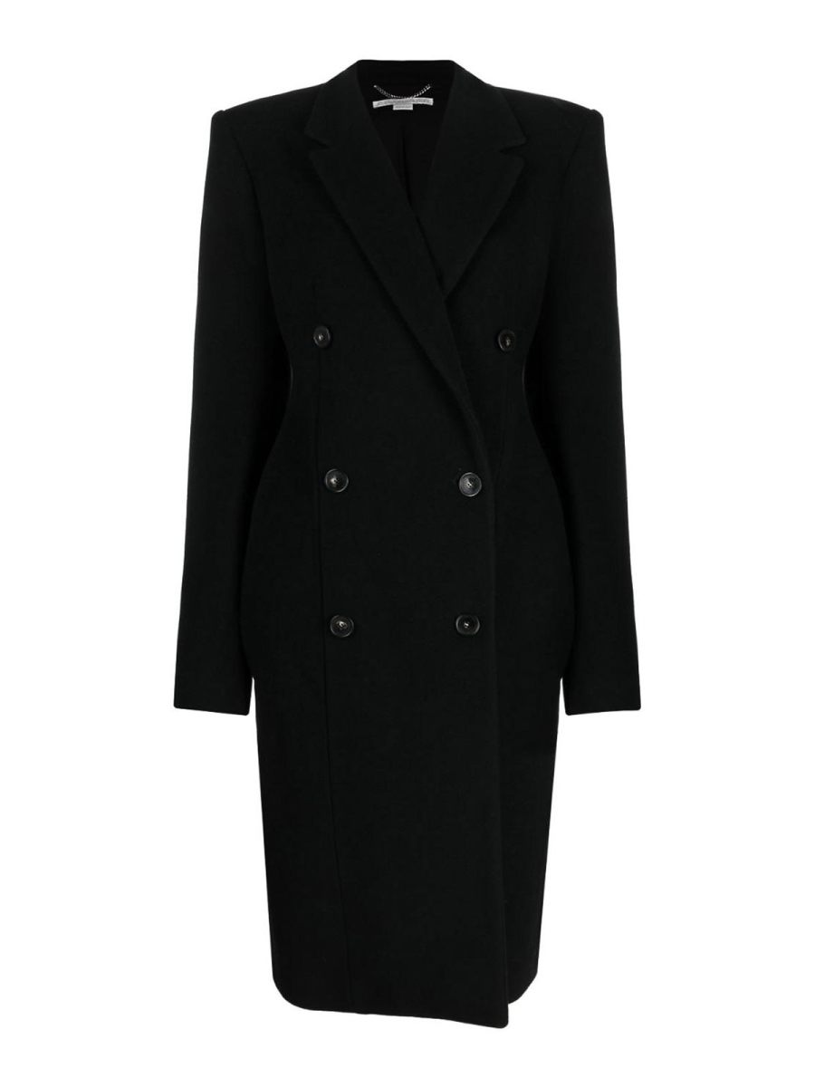 Stella Mccartney Manteau Court - Noir