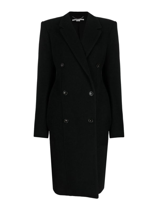 Stella Mccartney Manteau Court - Noir
