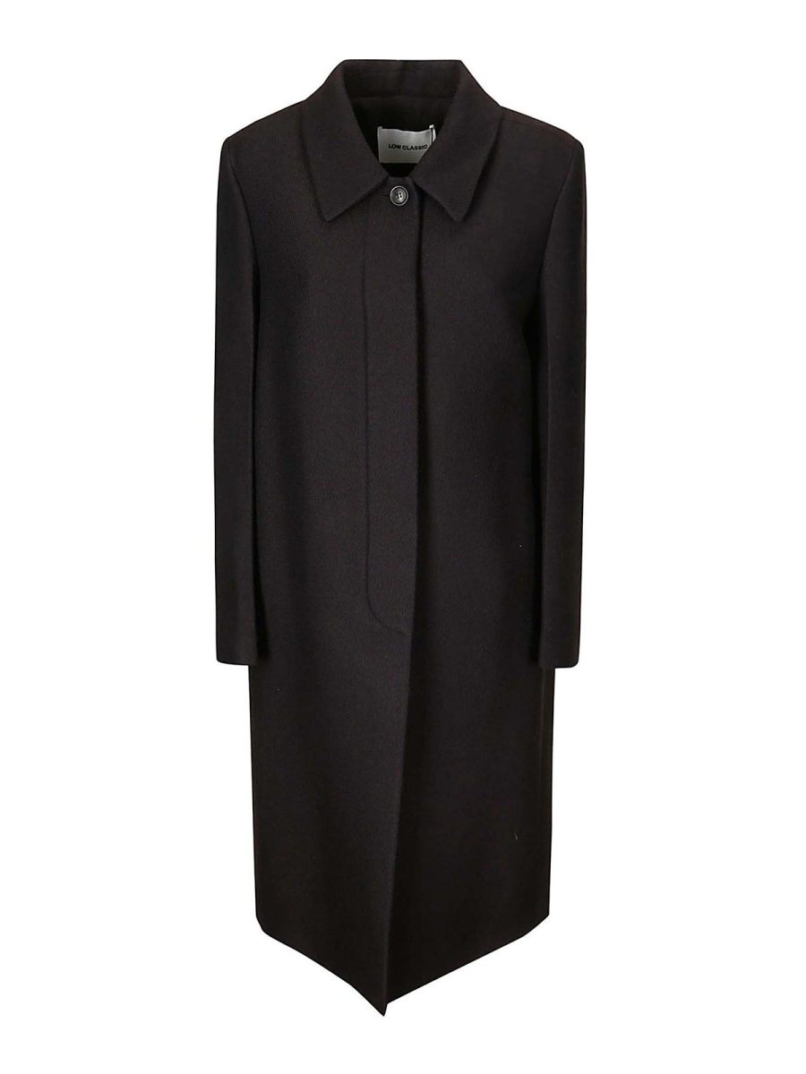 Low Classic Manteau Court - Noir