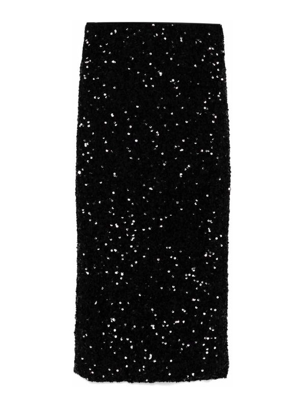 Rotate Birger Christensen Jupe Midi - Noir