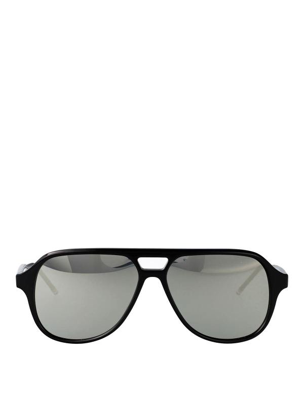 Thom Browne Lunettes De Soleil - Noir