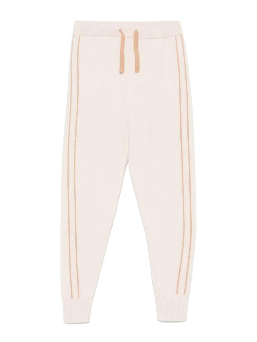 Fendi Jr Pantalons Décontractés - Blanc