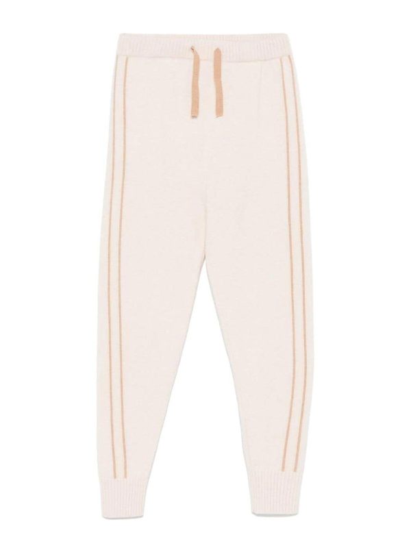 Fendi Jr Pantalons Décontractés - Blanc