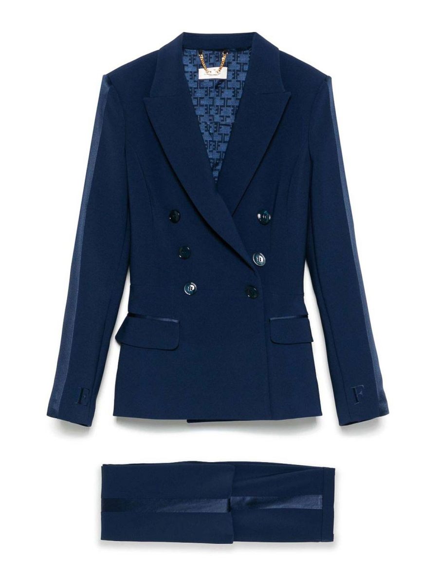 Elisabetta Franchi Tailleur - Bleu