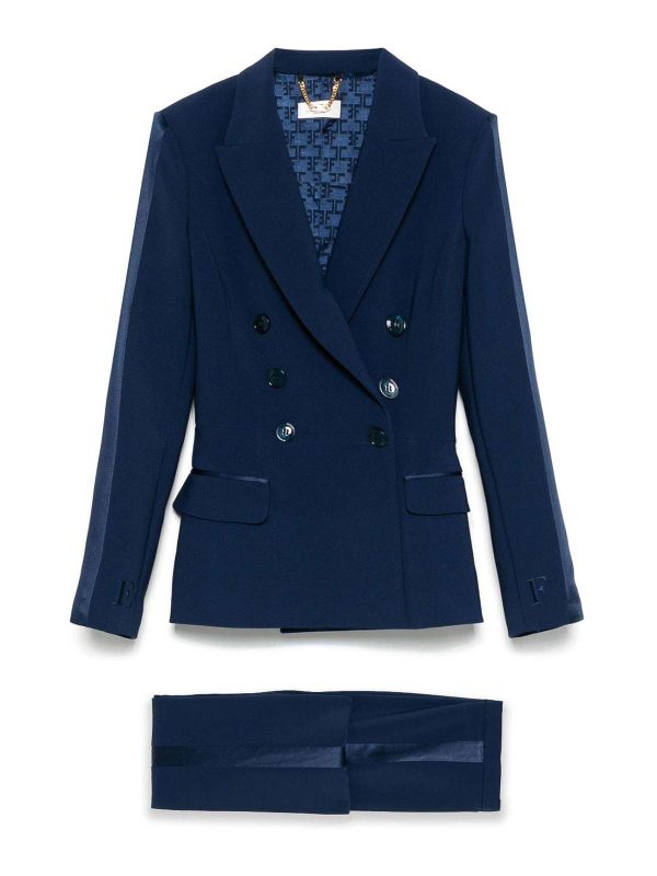 Elisabetta Franchi Tailleur - Bleu