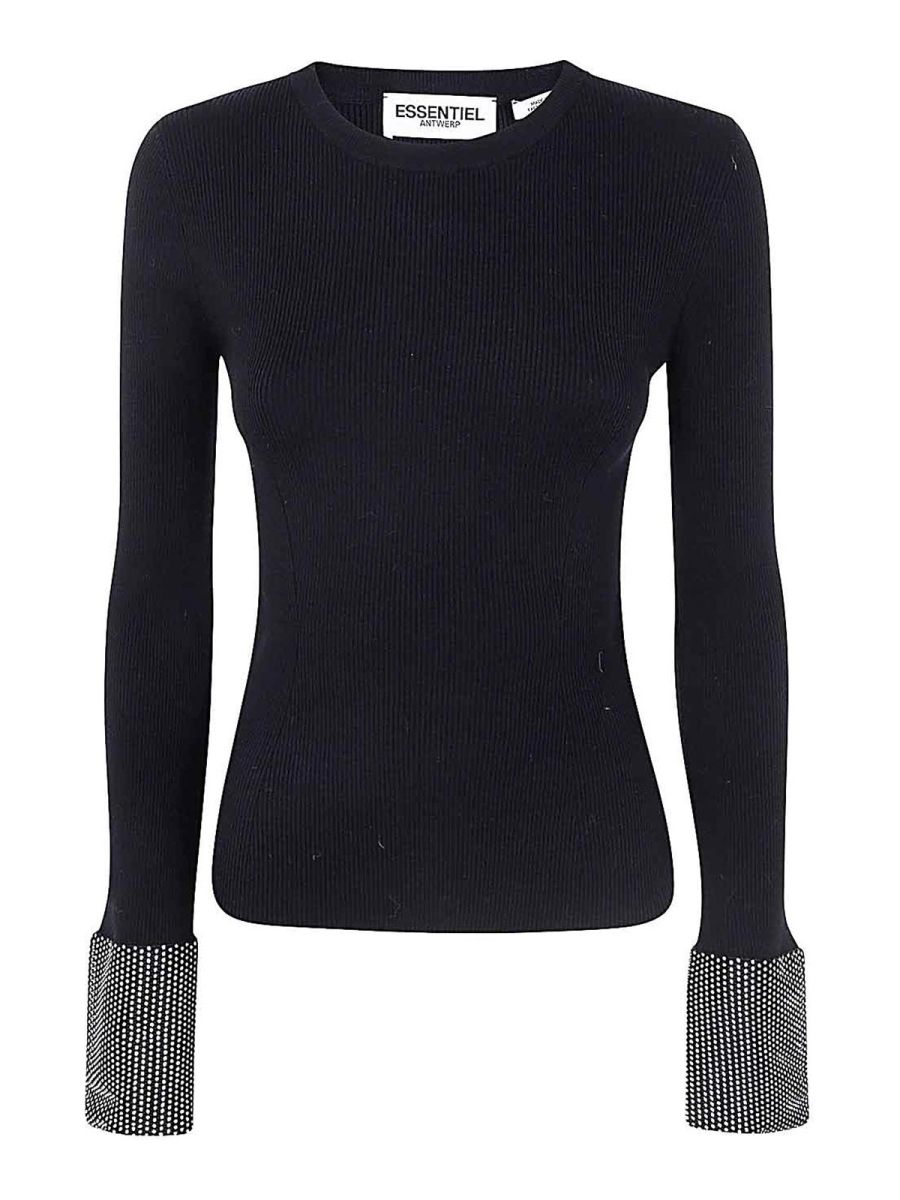 Essentiel Antwerp Pull Col Rond - Noir