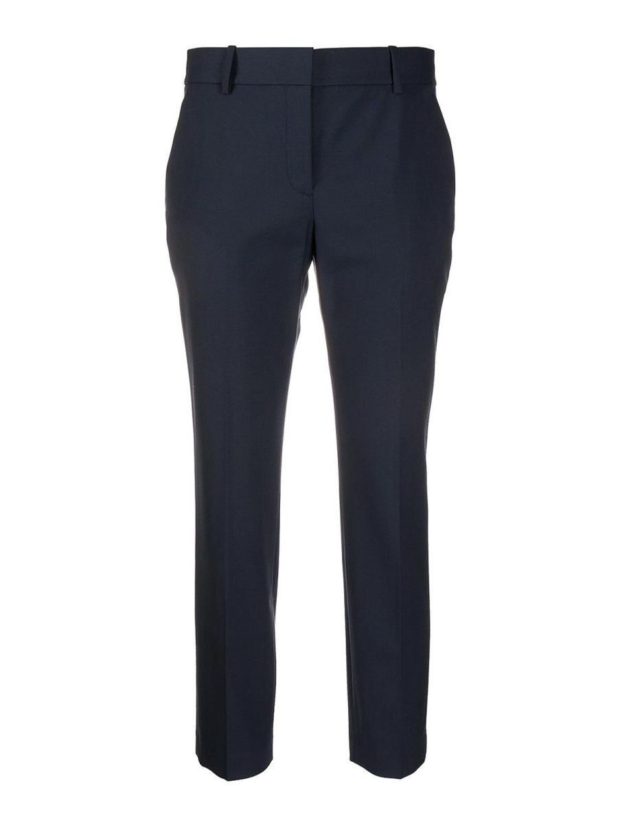 Theory Pantalons Décontractés - Bleu Foncé
