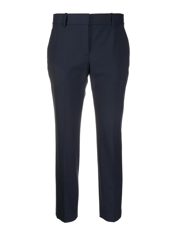 Theory Pantalons Décontractés - Bleu Foncé