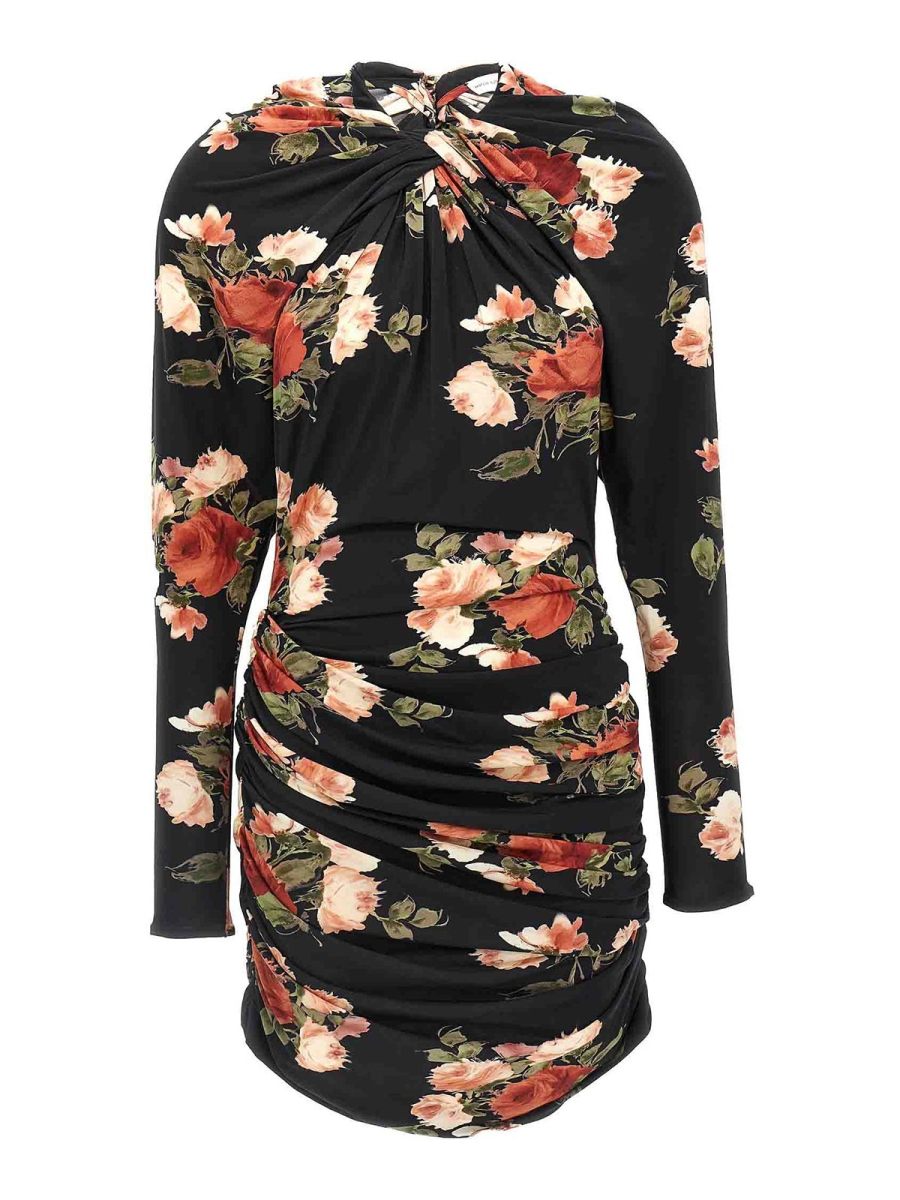 Magda Butrym Robe Courte - Multicolore
