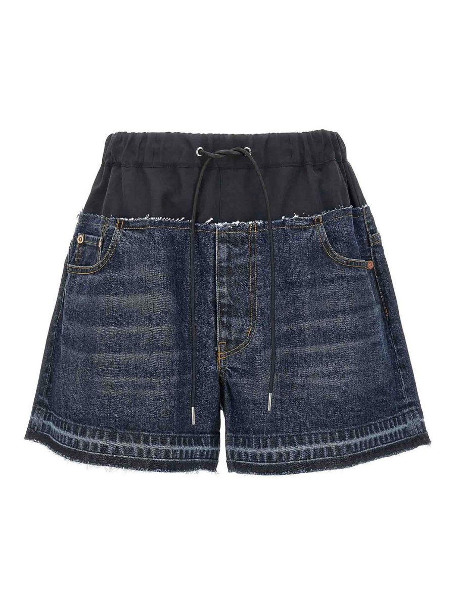Sacai Short - Bleu