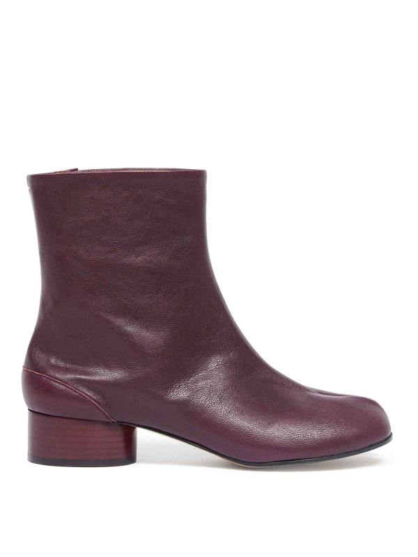 Maison Margiela Bottines - Rouge Brun