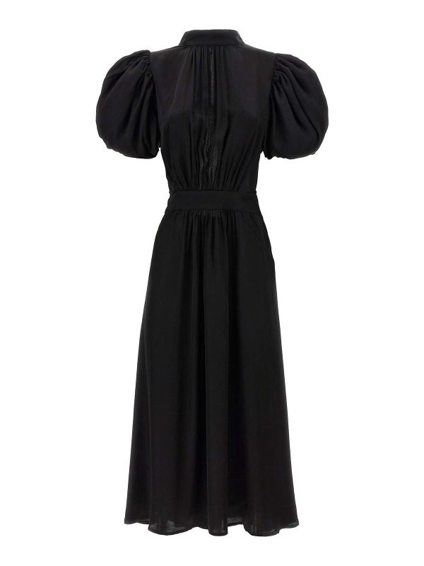 Rotate Birger Christensen Robe Au Genou - Noir