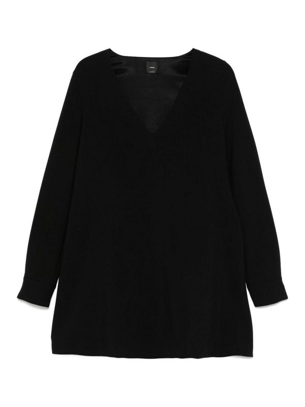 Pinko Robe Au Genou - Noir