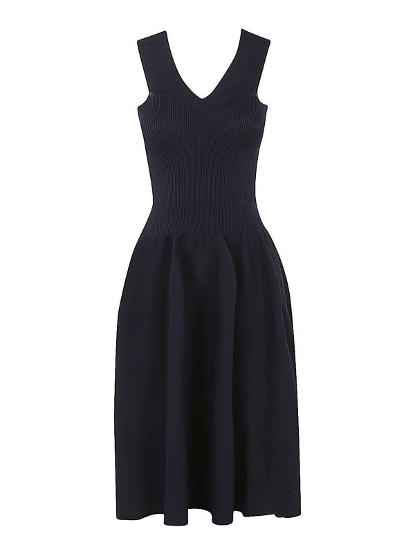 Cfcl Robe Au Genou - Bleu