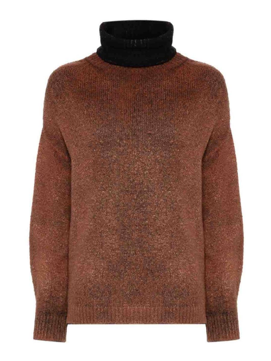 Avant Toi Pull Col Roulé - Marron