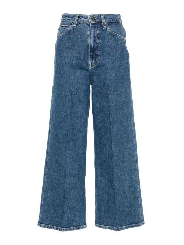 Calvin Klein Jean Droit - Bleu