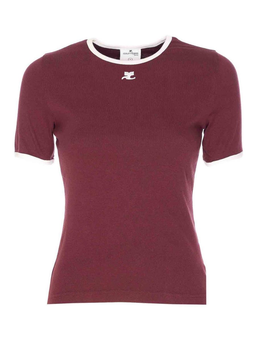 Courreges T-Shirt - Rouge