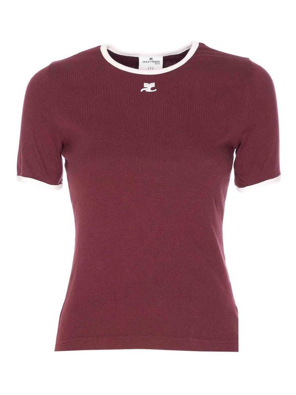 Courreges T-Shirt - Rouge