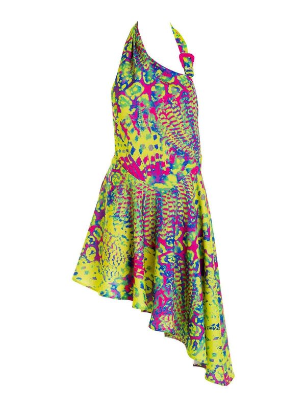 Versace Jeans Couture Robe Au Genou - Multicolore