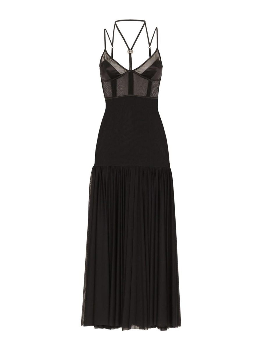 Dolce & Gabbana Robe Au Genou - Noir