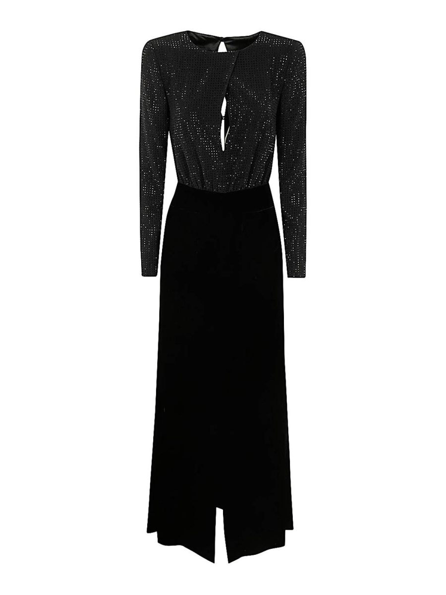 Emporio Armani Robe Au Genou - Noir