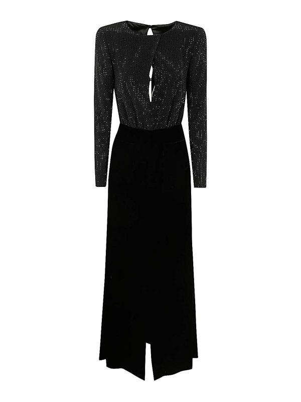 Emporio Armani Robe Au Genou - Noir