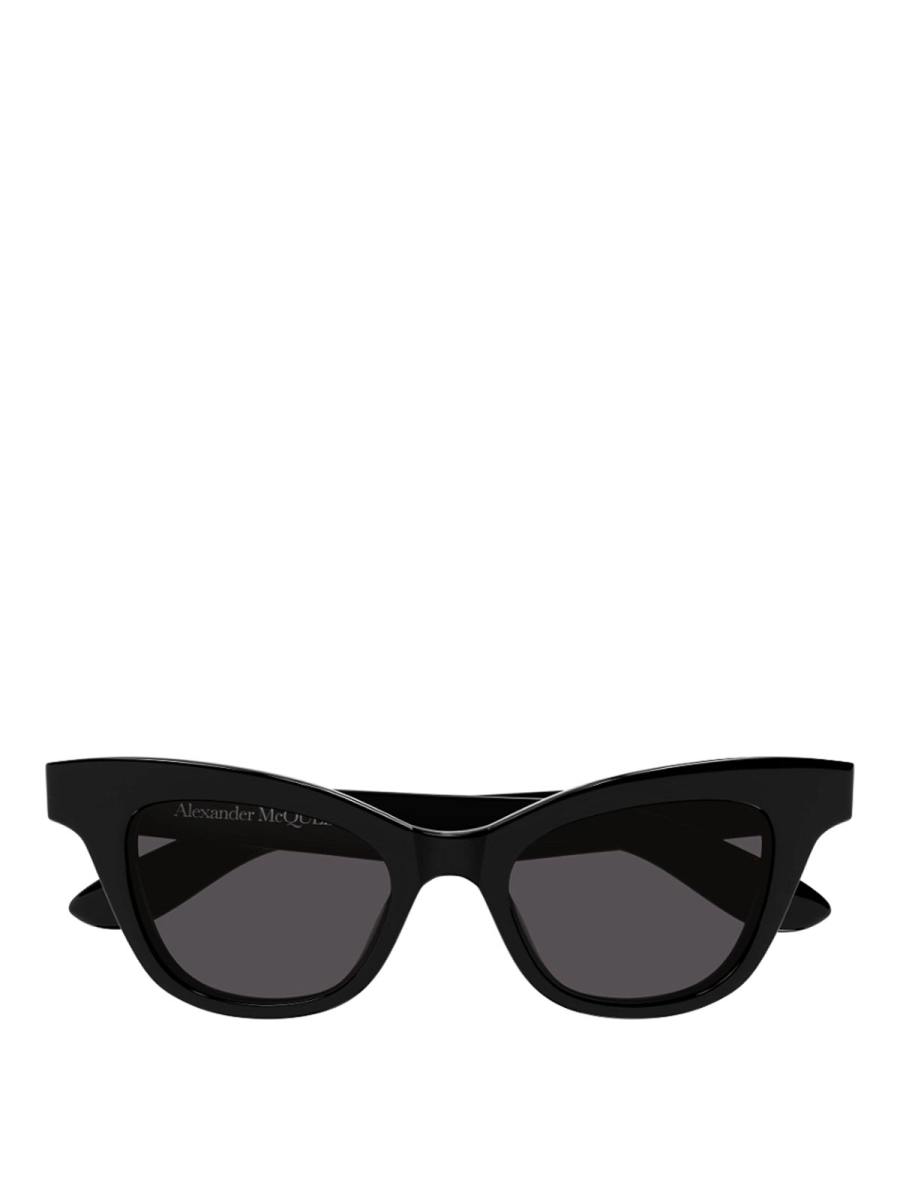Alexander Mcqueen Lunettes De Soleil - Noir