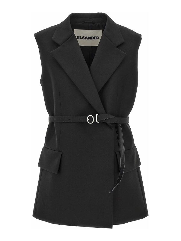 Jil Sander Gilet - Noir