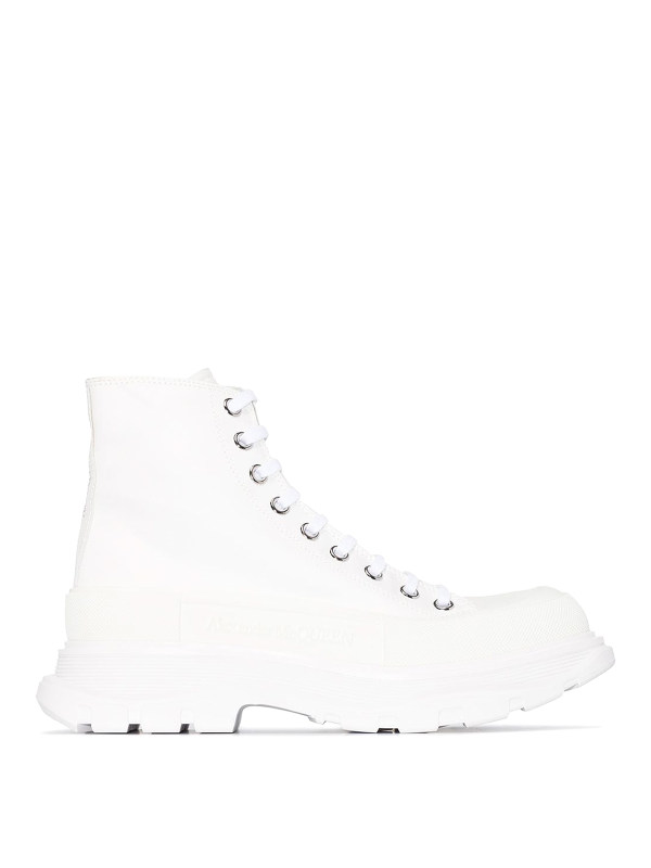Alexander Mcqueen Bottes - Blanc