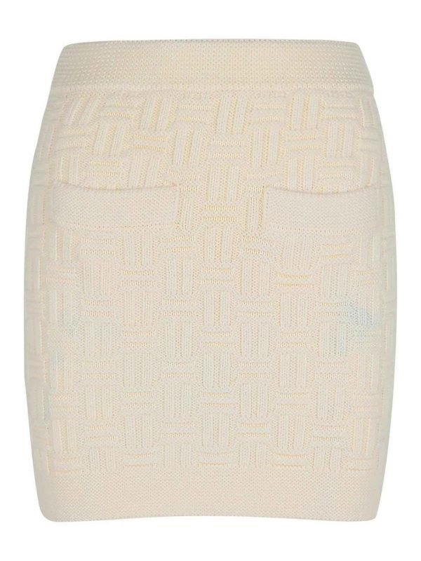 Casablanca Mini Jupe - Blanc