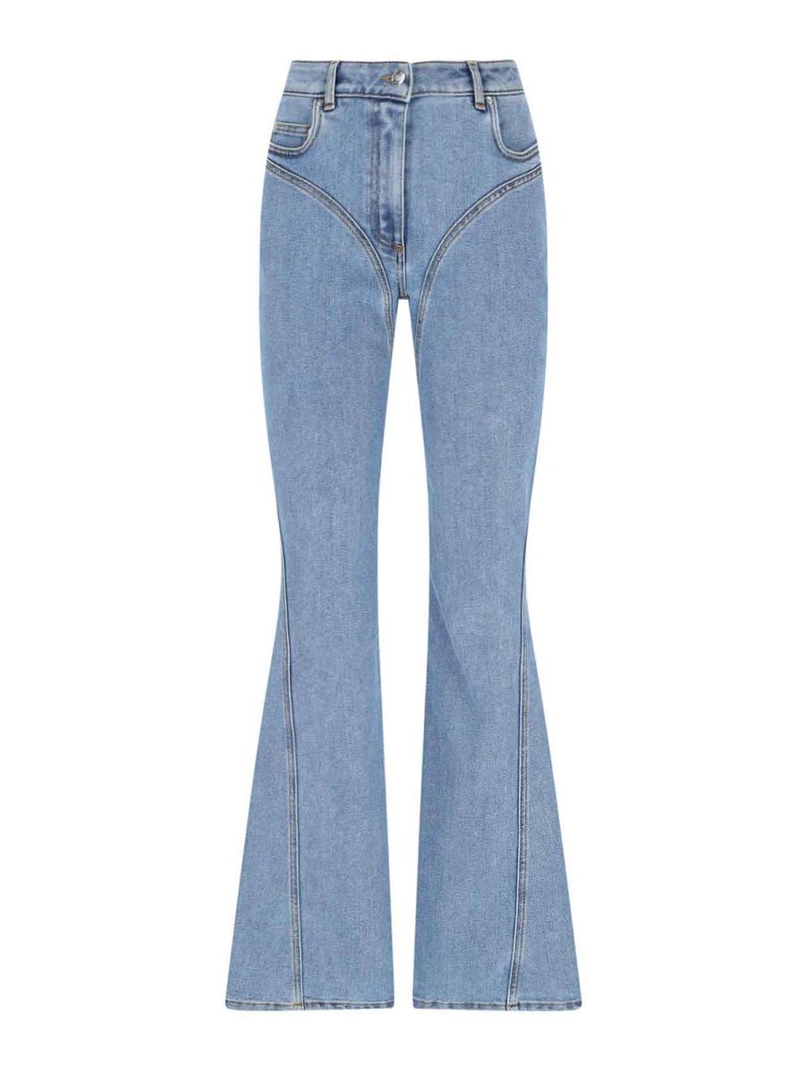 Mugler Jean Droit - Bleu