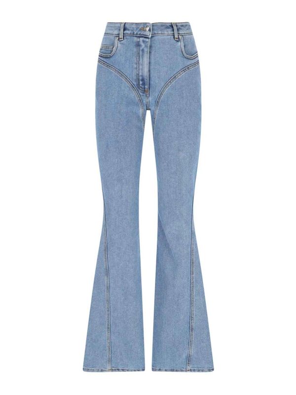 Mugler Jean Droit - Bleu