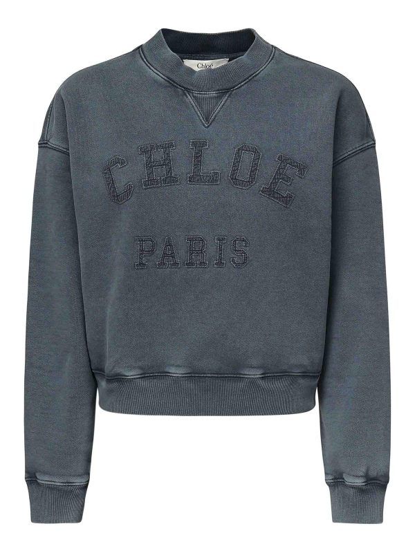 Chloe' Sweat-Shirts - Bleu