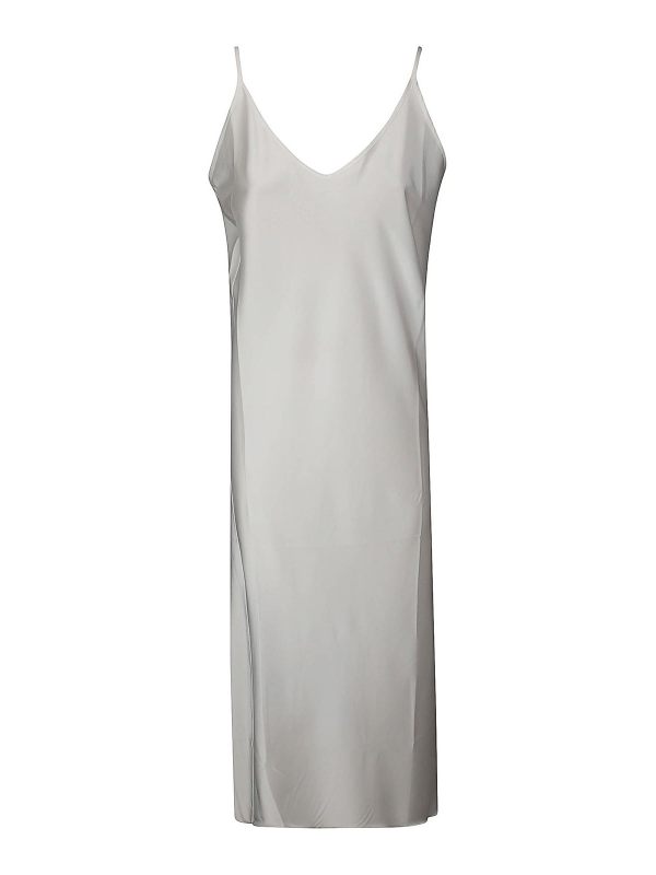 Stefano Mortari Robe Au Genou - Blanc