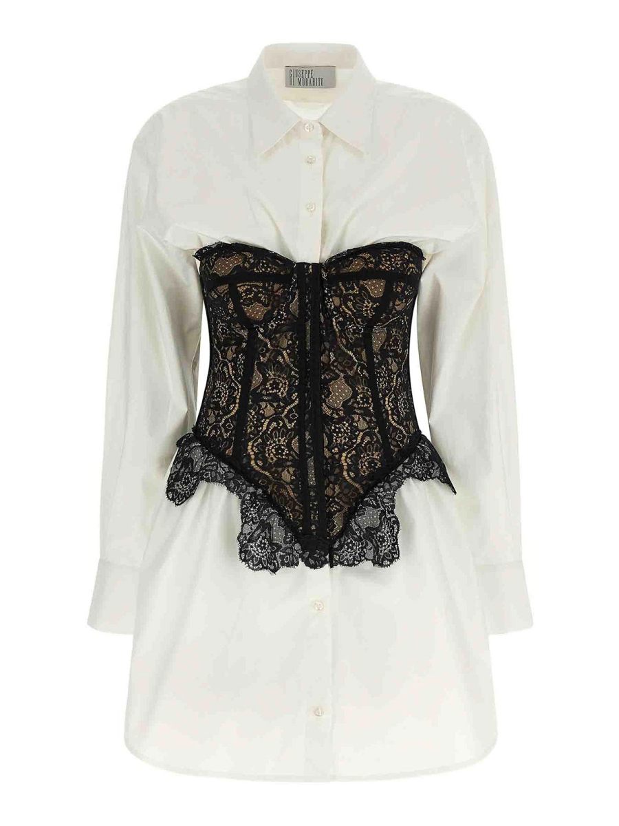 Giuseppe Di Morabito Robe Au Genou - Blanc