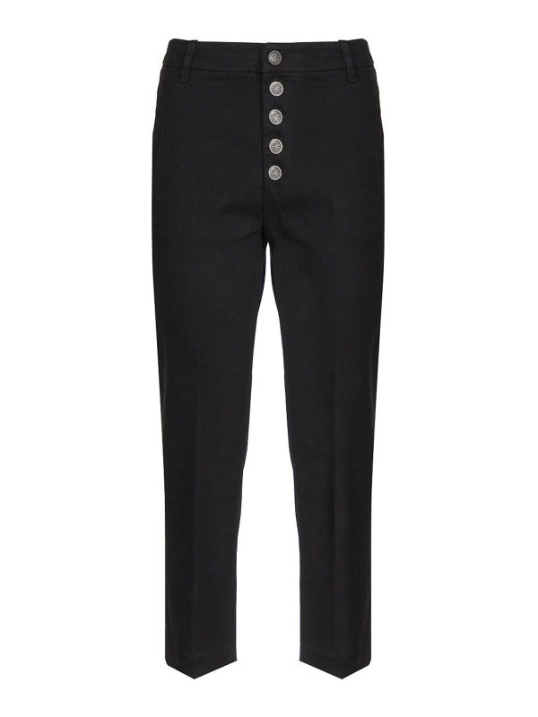 Dondup Pantalons Décontractés - Noir