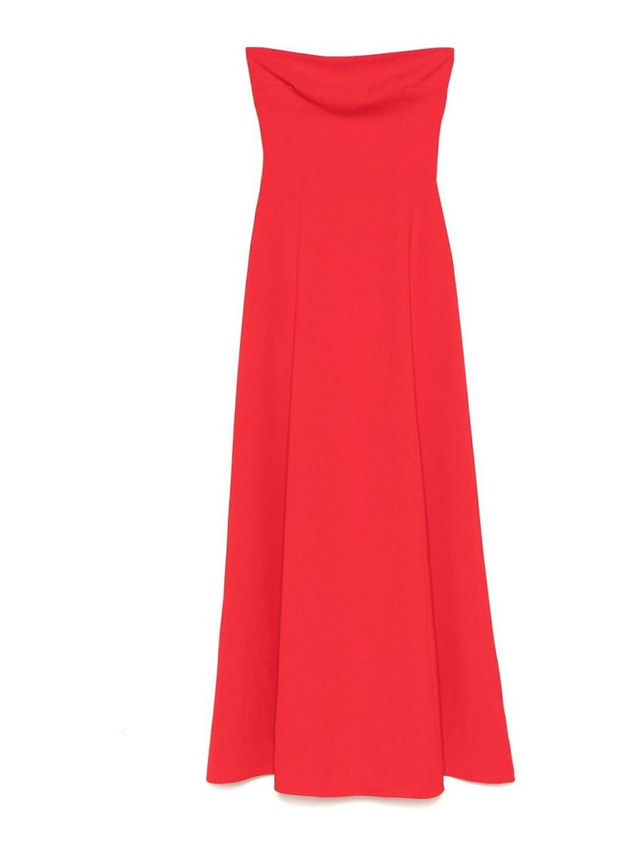 Solace London Maxi Robe - Rouge