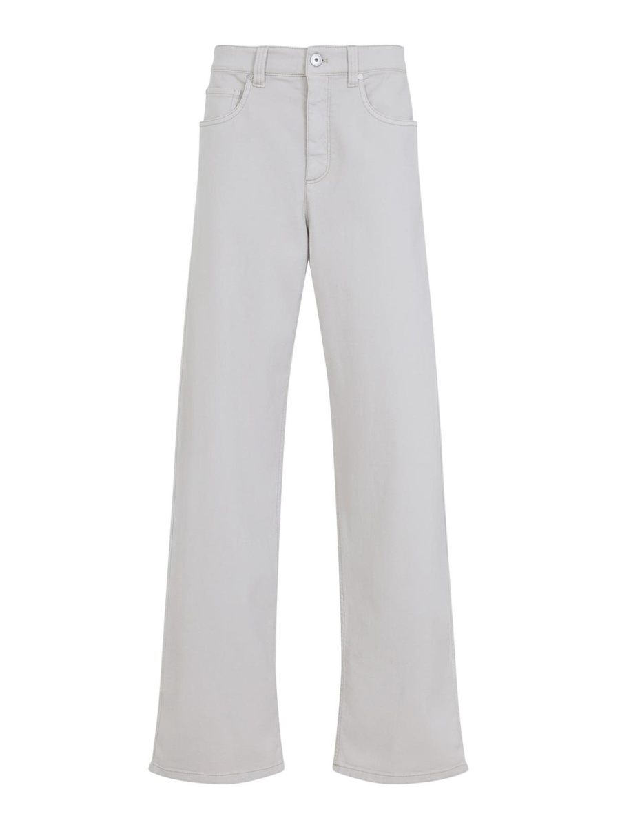 Brunello Cucinelli Jean Bootcut - Blanc