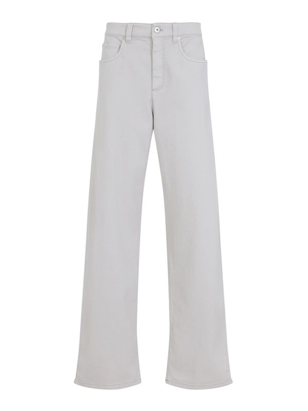 Brunello Cucinelli Jean Bootcut - Blanc