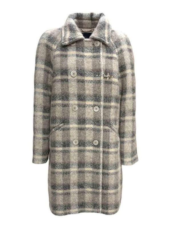 Fay Manteau Court - Gris