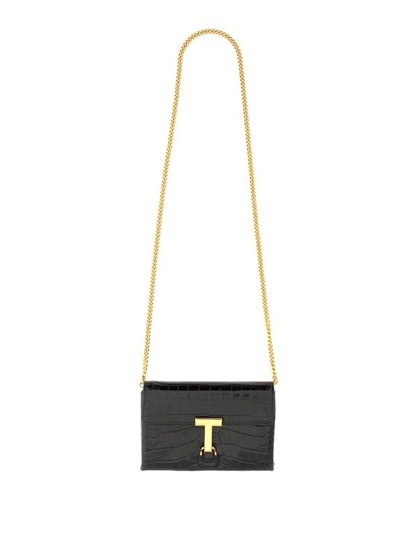 Tom Ford Sac Bandoulière - Noir
