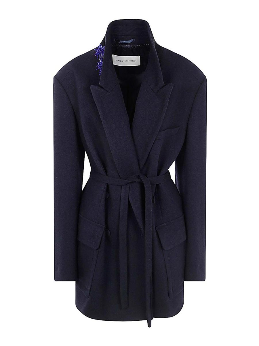 Dries Van Noten Veste Casual - Bleu
