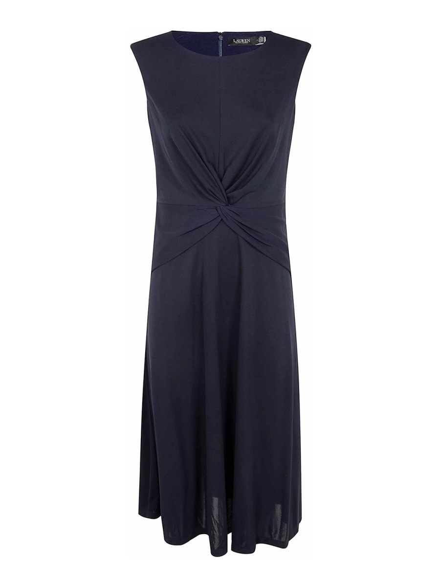 Lauren Ralph Lauren Robe Au Genou - Bleu