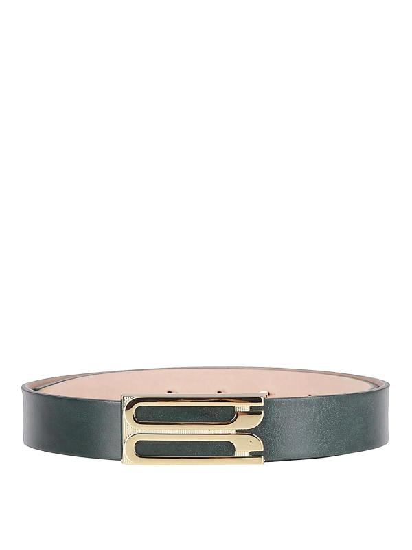 Victoria Beckham Ceinture - Vert Foncé