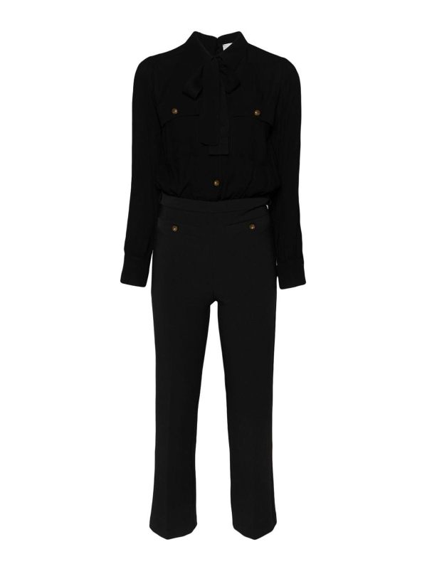 Elisabetta Franchi Combinaison - Noir