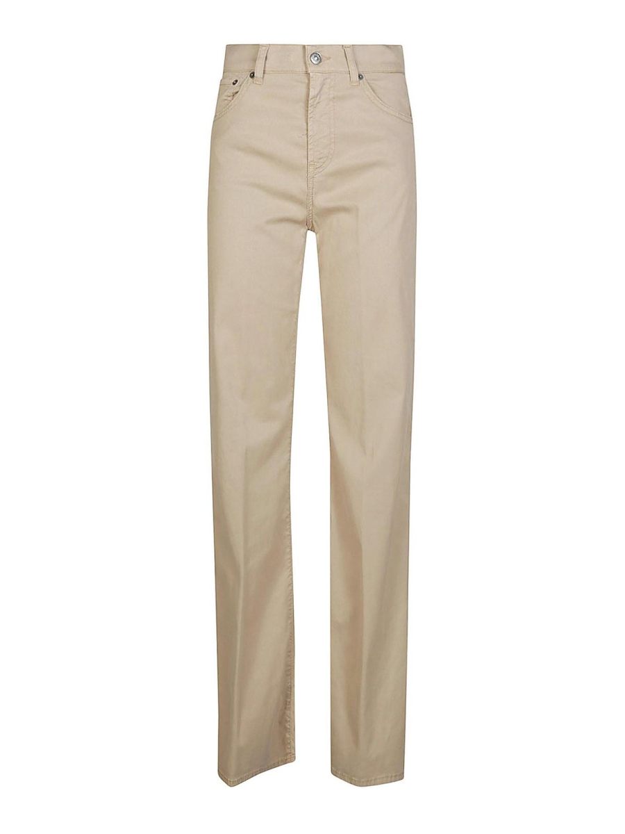 Dondup Jean Droit - Taupe