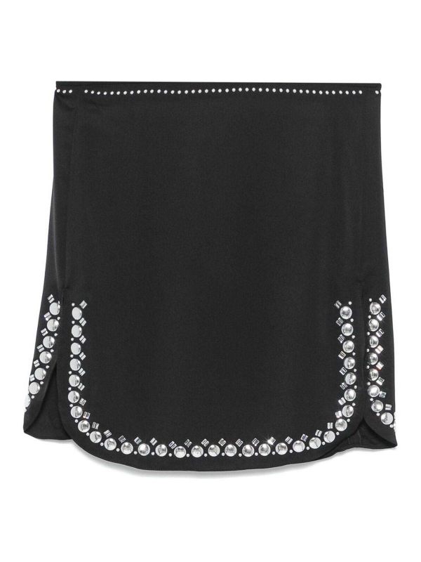 Rabanne Jupe Midi - Noir