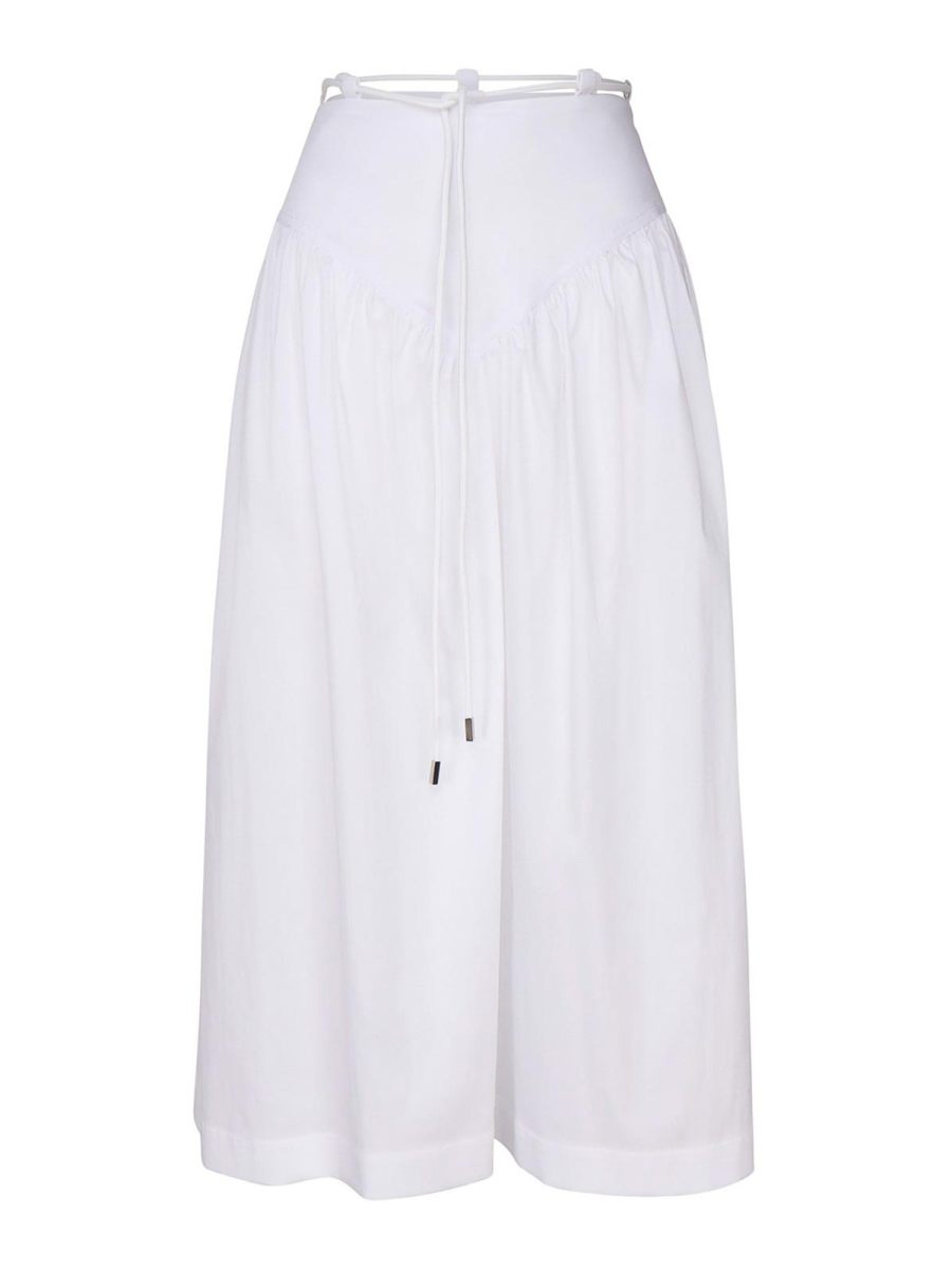 Pinko Jupe Longue - Blanc