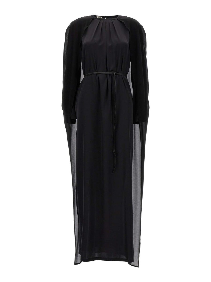 Di. La3 Pari' Robe Au Genou - Noir